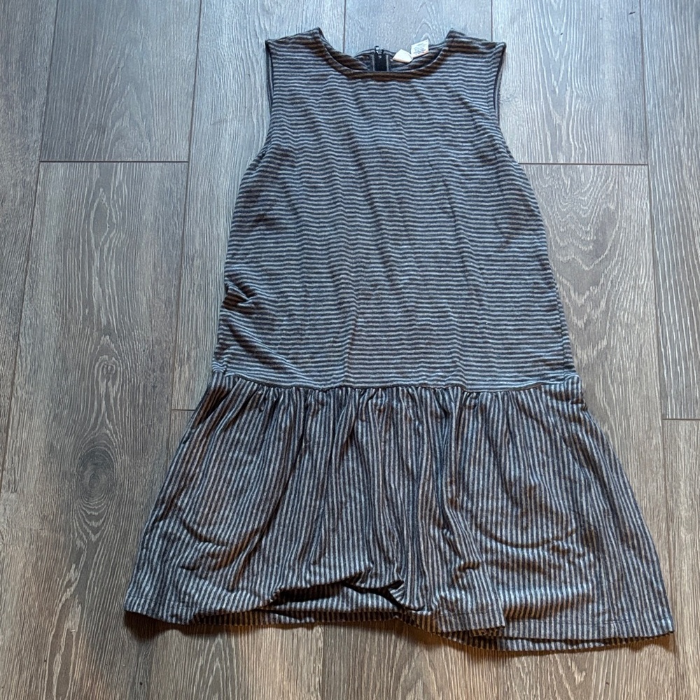 Artisan Ny Charcoal Striped Top